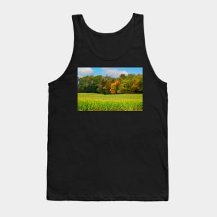 autumn landscape in the countryside Tank Top